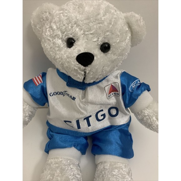 Number 99 CITGO Plush White Bear - Picture 2 of 5